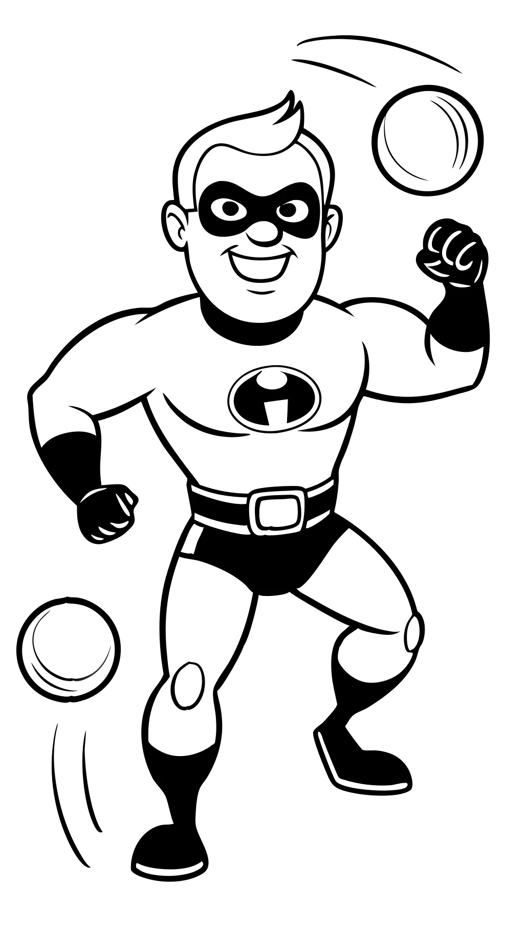 the incredibles coloring pages